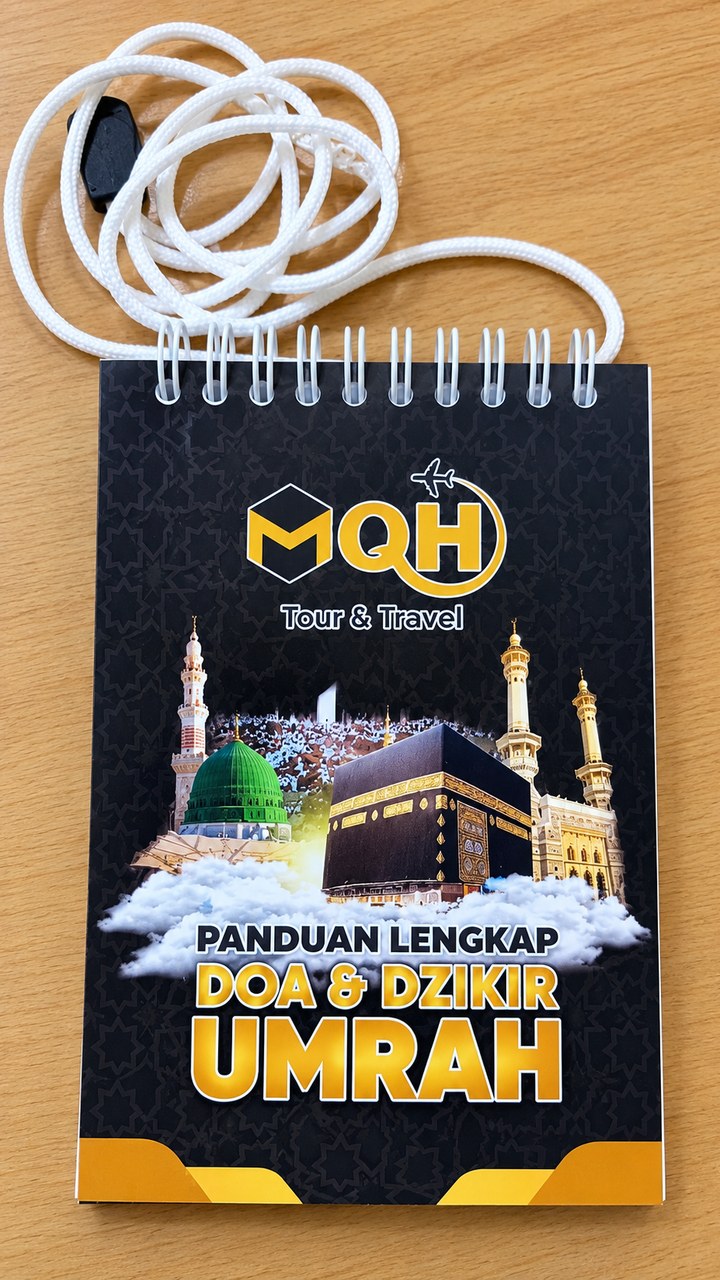 Perlengkapan Buku Doa untuk umroh MQH